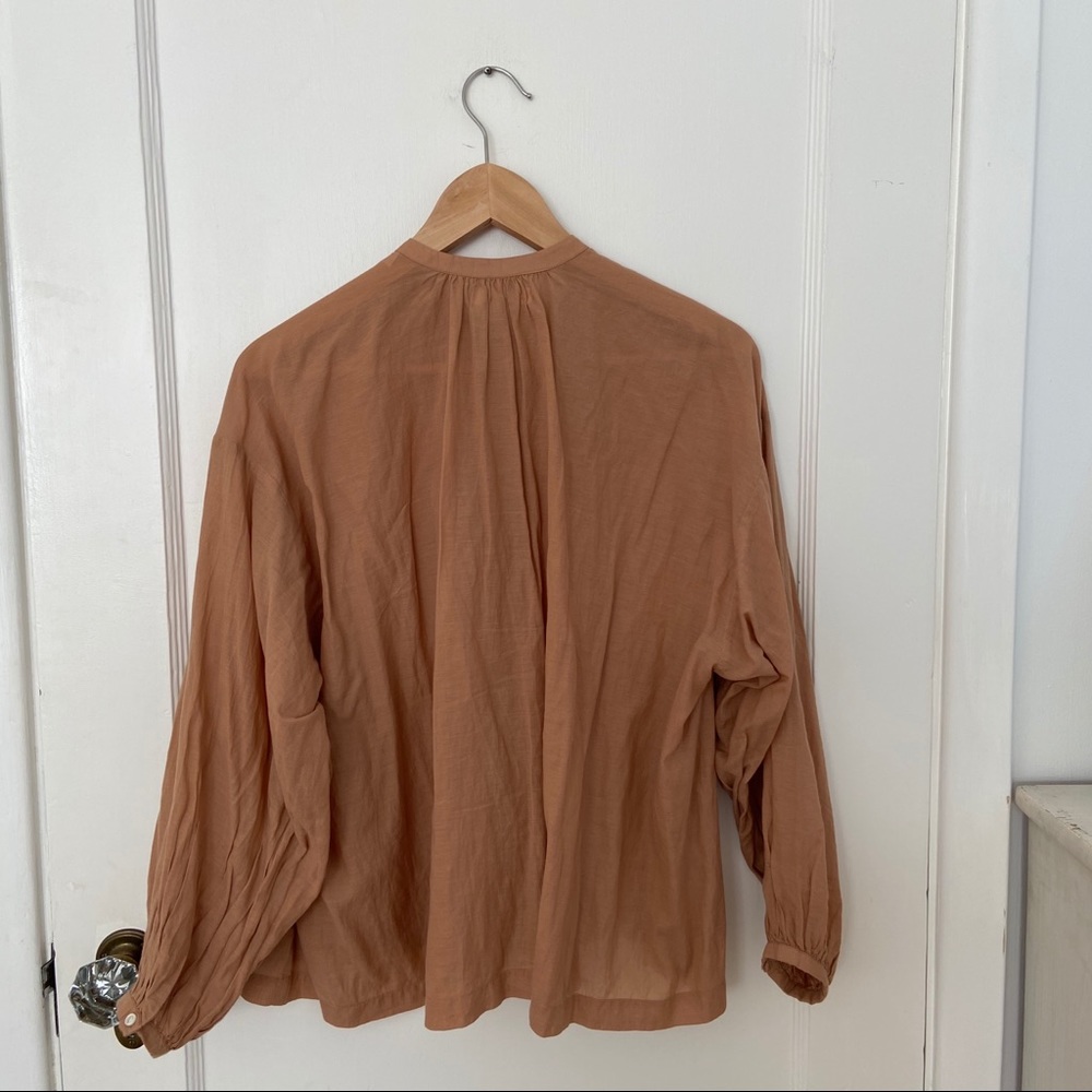 Dôen Jane blouse in toffee xs Doen - Picture 3 of 7